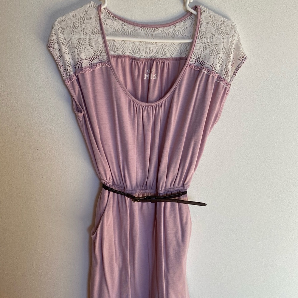 💕 2/10 MUDD lace pink dress💕